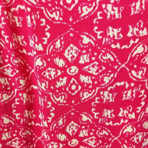 Bit & Bridle Womens Pink & White Popover Top Size Small - Picture 6 of 7